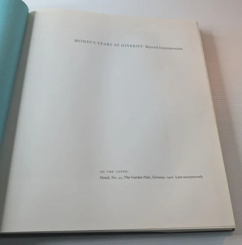 Monet's Years at Giverny: Beyond Impressionism, photograph 2 of this copy