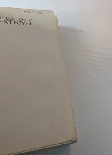 An Introduction to Ancient Egypt, photograph 5 of this copy