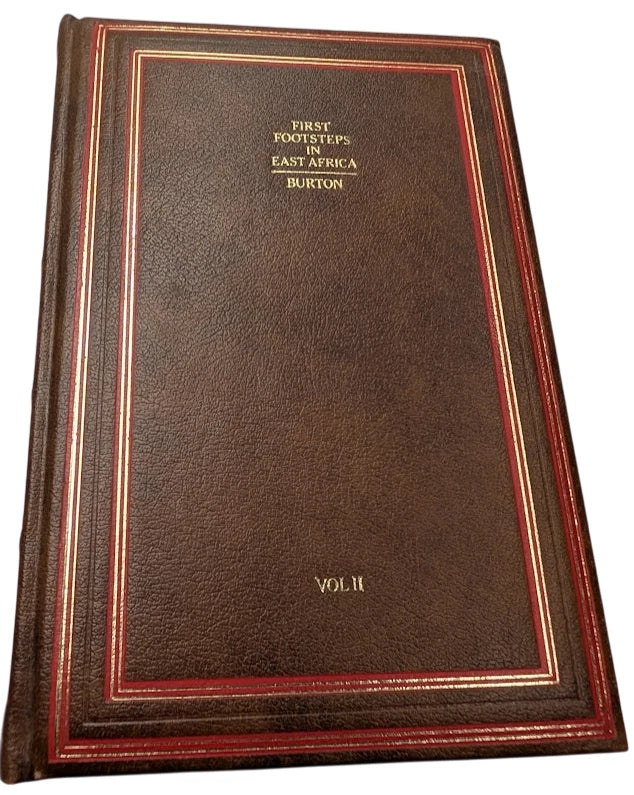 First Footsteps in East Africa, Volume 2 by Sir Richard F. Burton, original copy photograph 1