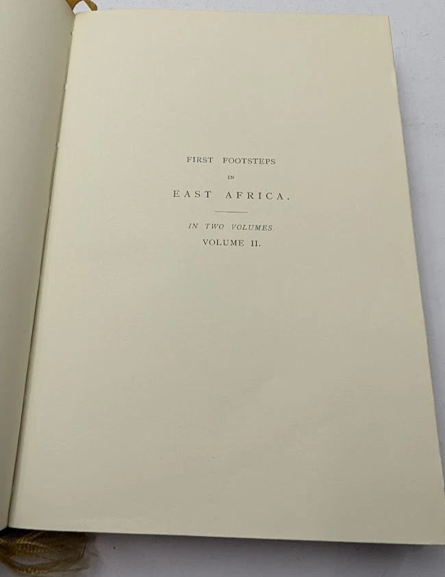 First Footsteps in East Africa, Volume 2 by Sir Richard F. Burton, original copy photograph 6