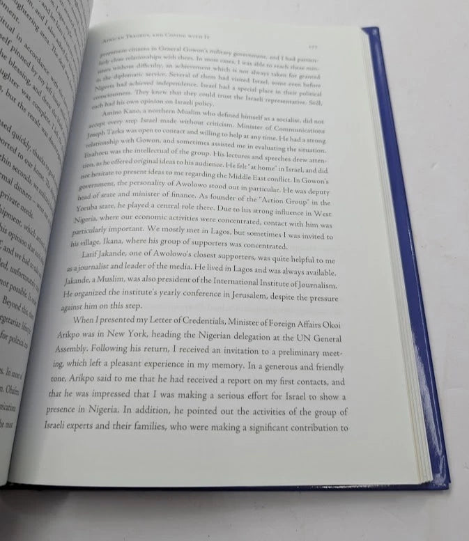 A Lasting Reward: Memoirs of an Israeli Diplomat, signed copy - original copy photo 4