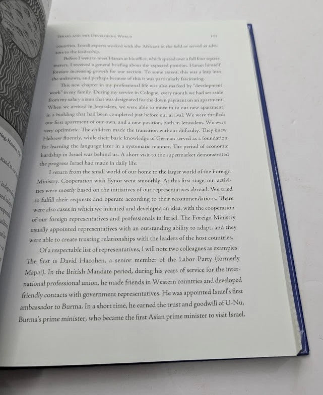 A Lasting Reward: Memoirs of an Israeli Diplomat, signed copy - original copy photo 5