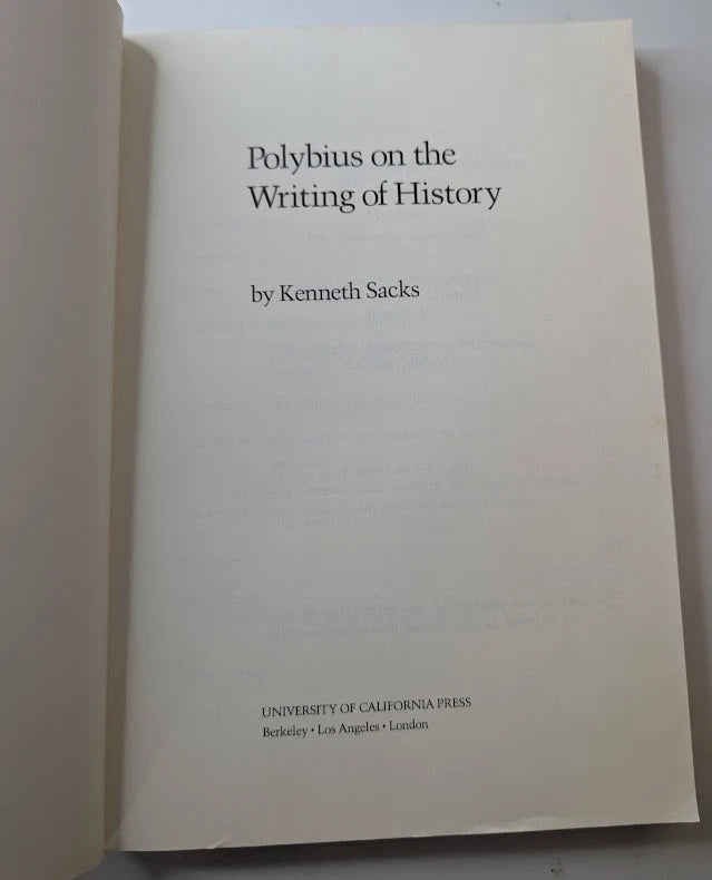 Polybius on the Writing of History