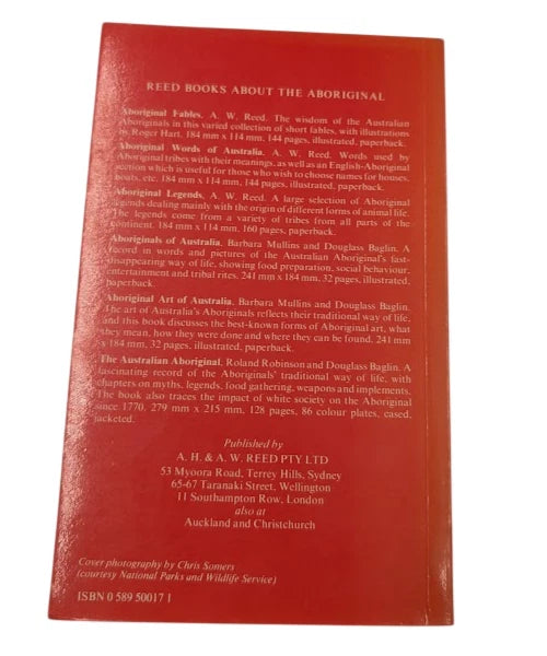Aboriginal Myths Tales of the Dreamtime A W Reed 1979 Indigenous Stories