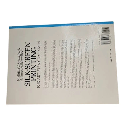 Silk-Screen Printing for Artists and Craftsmen