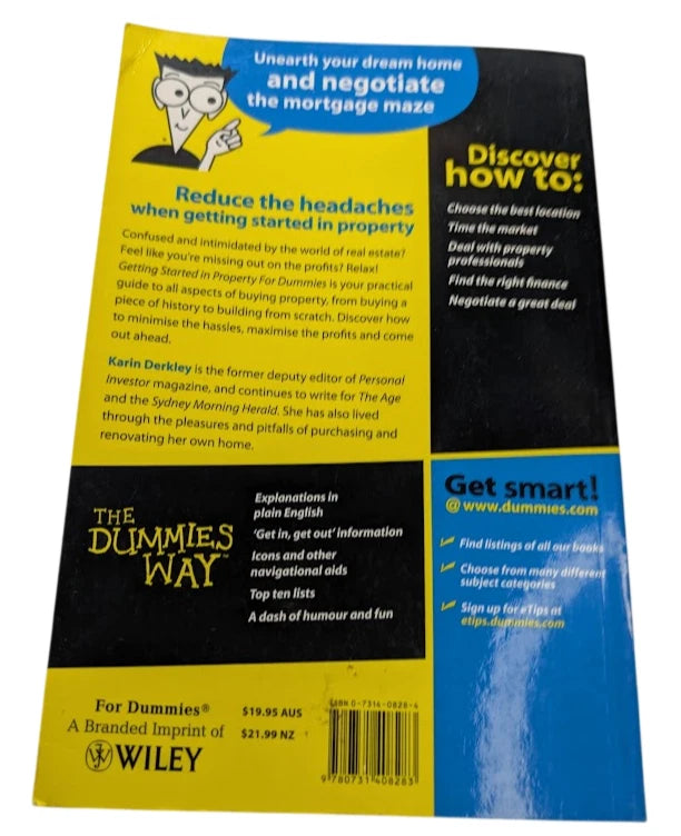 Getting Started in Property For Dummies Real Estate Investing