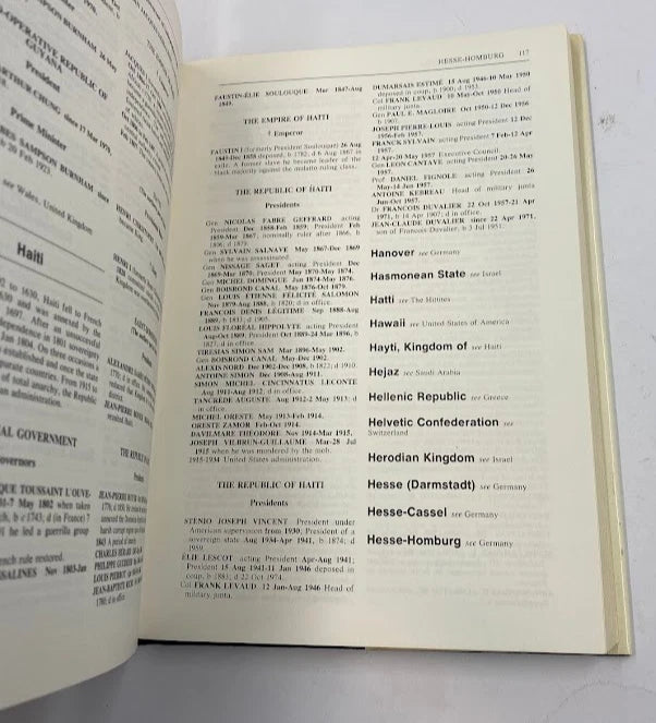 The Guinness Book of Kings, Rulers & Statesmen