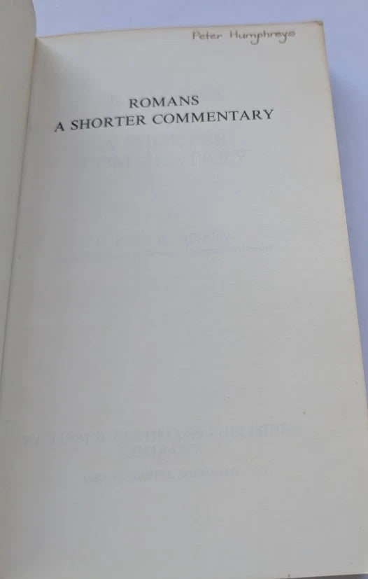 Romans: A Shorter Commentary