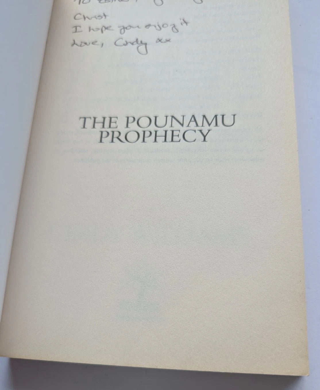 The Pounamu Prophecy