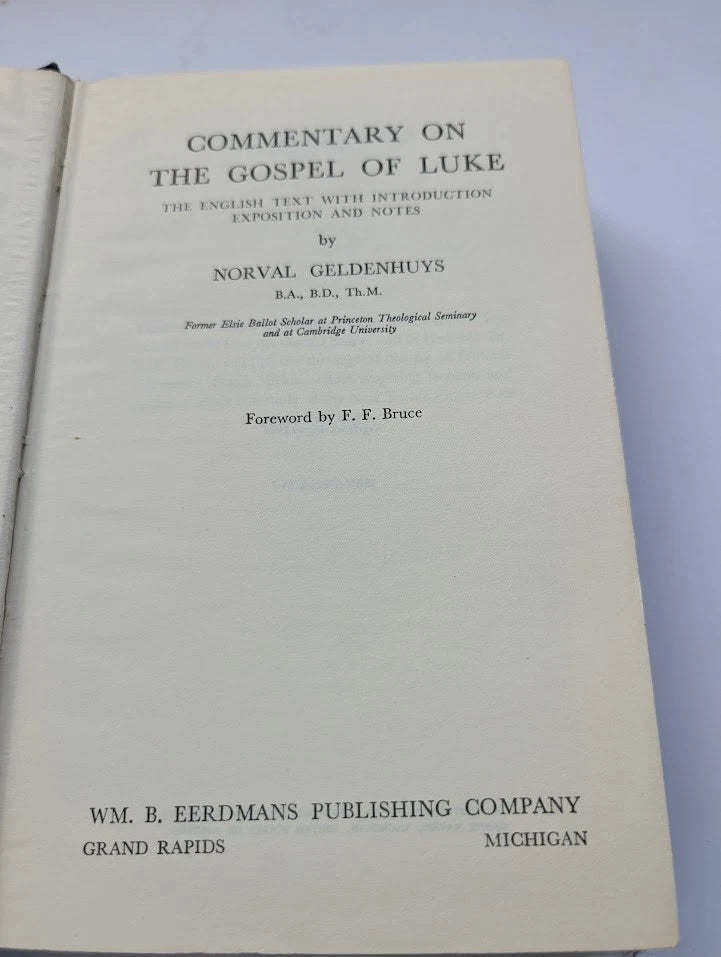 The Gospel of Luke: The New International Commentary on the New Testament