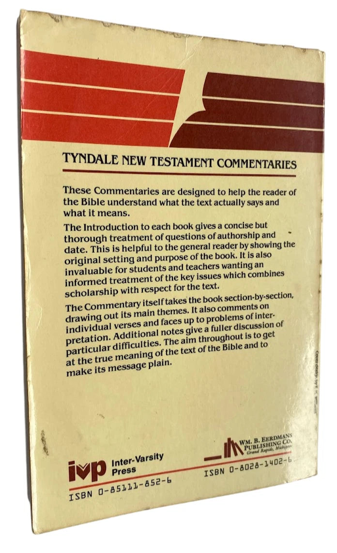 The Gospel According to St. Luke: An Introduction and Commentary (Tyndale New Testament Commentaries)