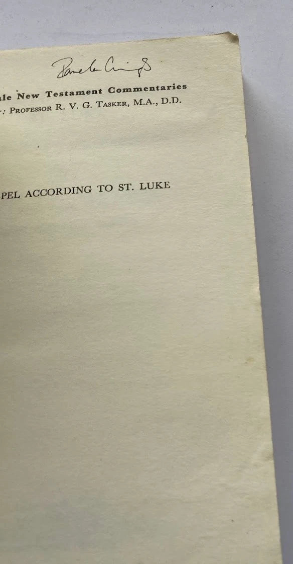 The Gospel According to St. Luke: An Introduction and Commentary (Tyndale New Testament Commentaries)