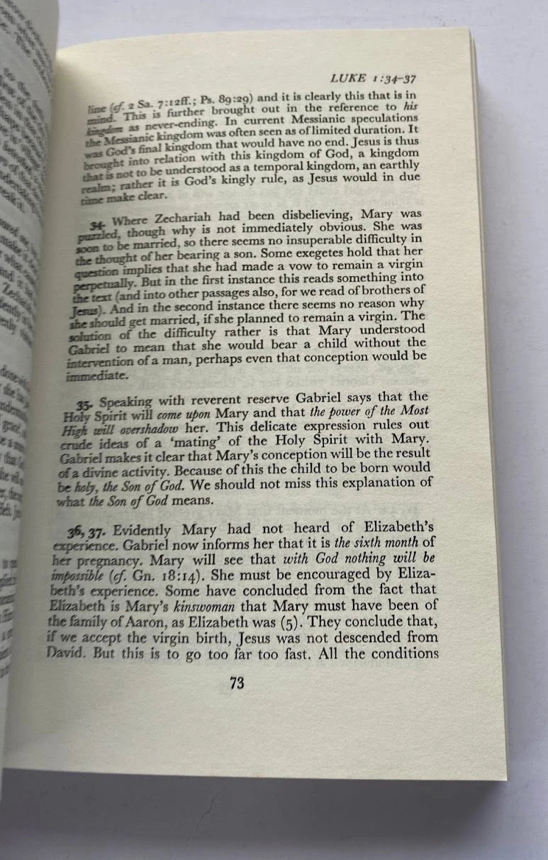 The Gospel According to St. Luke: An Introduction and Commentary (Tyndale New Testament Commentaries)