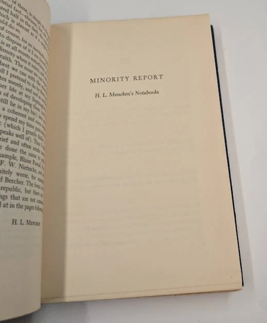 Minority Report: H. L. Menken's Notebooks