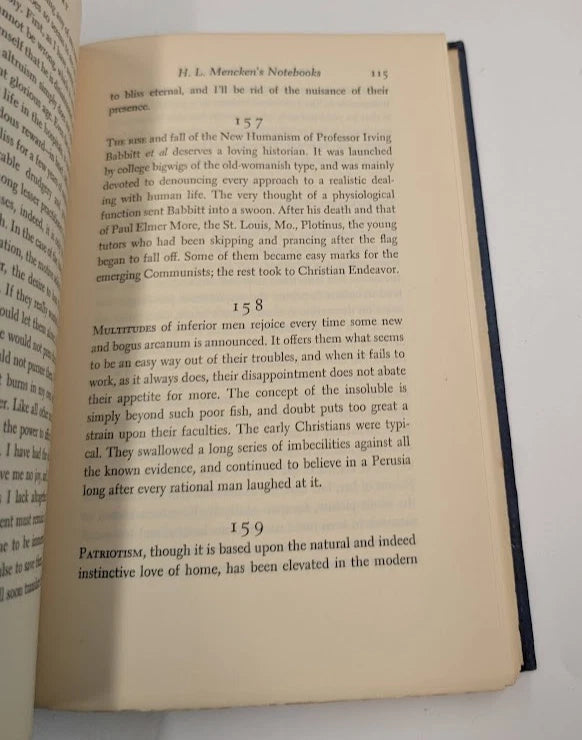 Minority Report: H. L. Menken's Notebooks