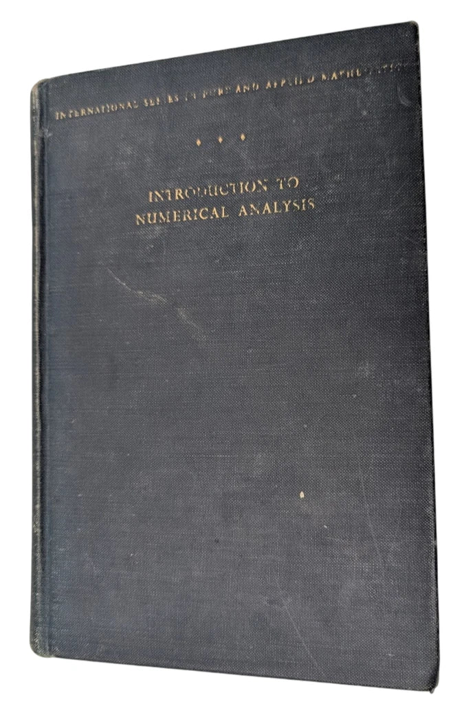 Introduction to Numerical Analysis by FB Hildebrand - front cover