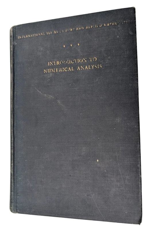 Introduction to Numerical Analysis