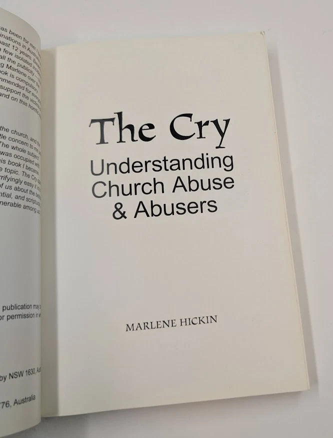 The Cry: Understanding Church Abuse & Abusers