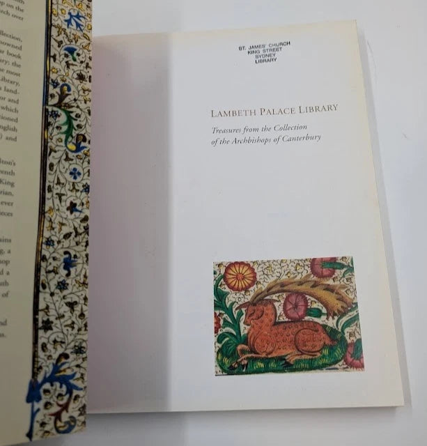 Lambeth Palace Library: Treasures from the Collection of the Archbishops of Canterbury
