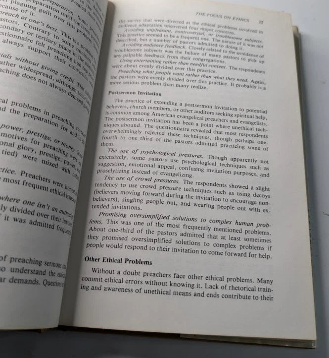 The Ethics of Persuasive Preaching