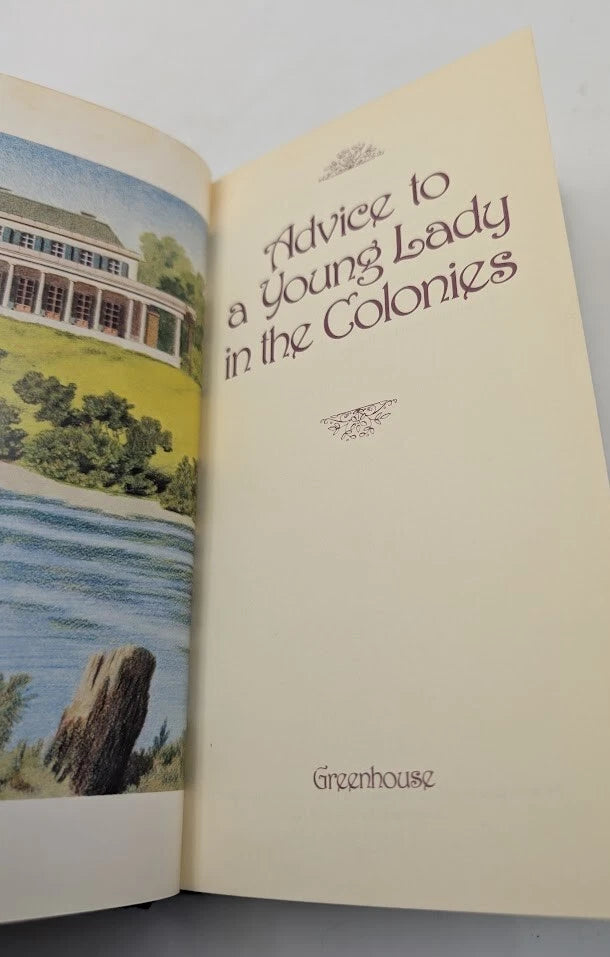 Advice to a Young Lady in the Colonies