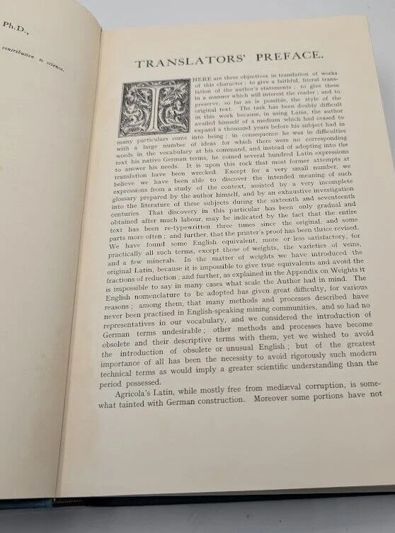 De Re Metallica Georgius Agricola HC, 1950