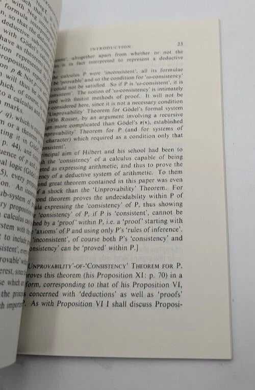 On Formally Undecidable Propositions, copy photograph 6