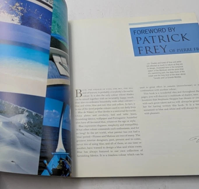 Blue & White Living, actual copy photograph 5