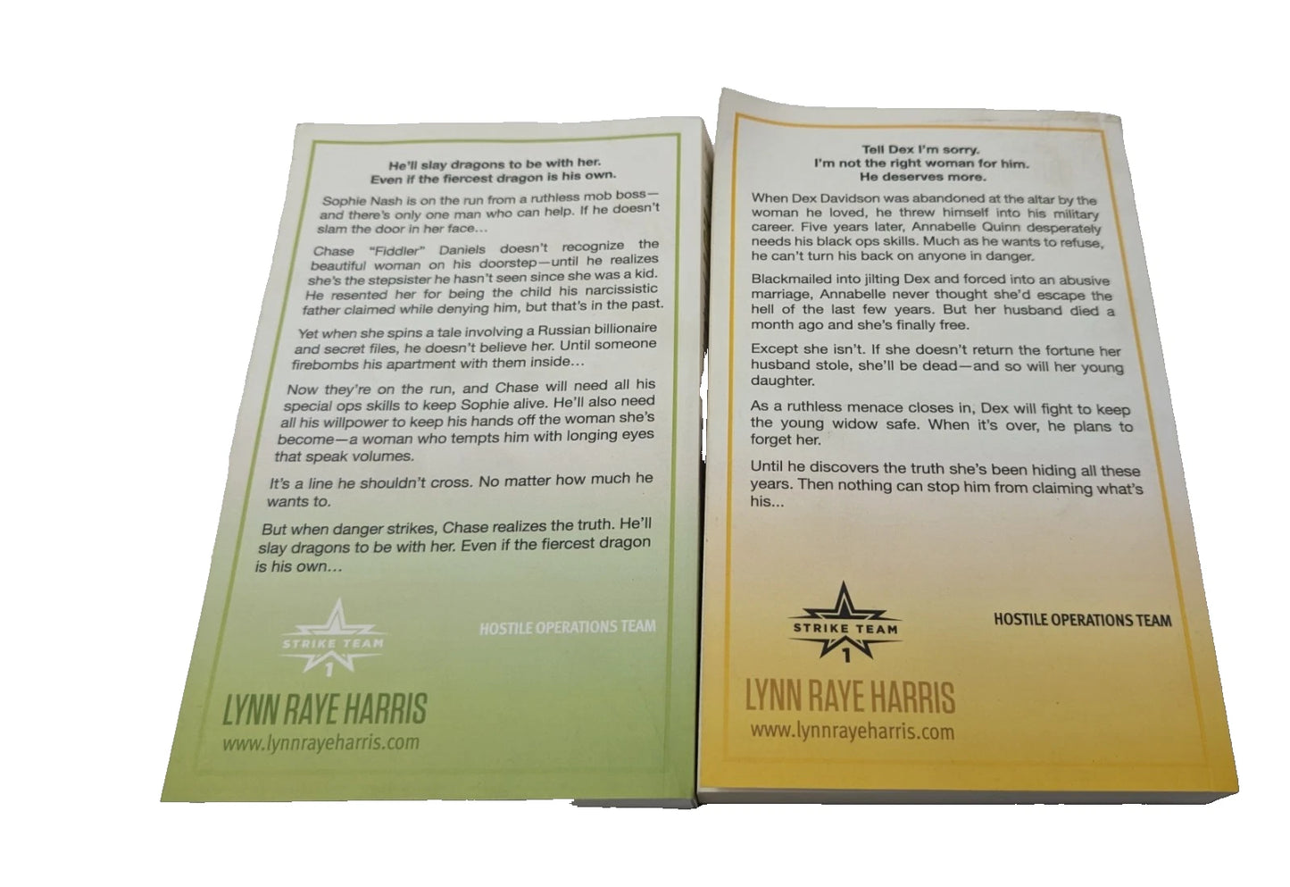 Hostile Operations Team 2 x book set (Hot Addiction + Hot Protector)