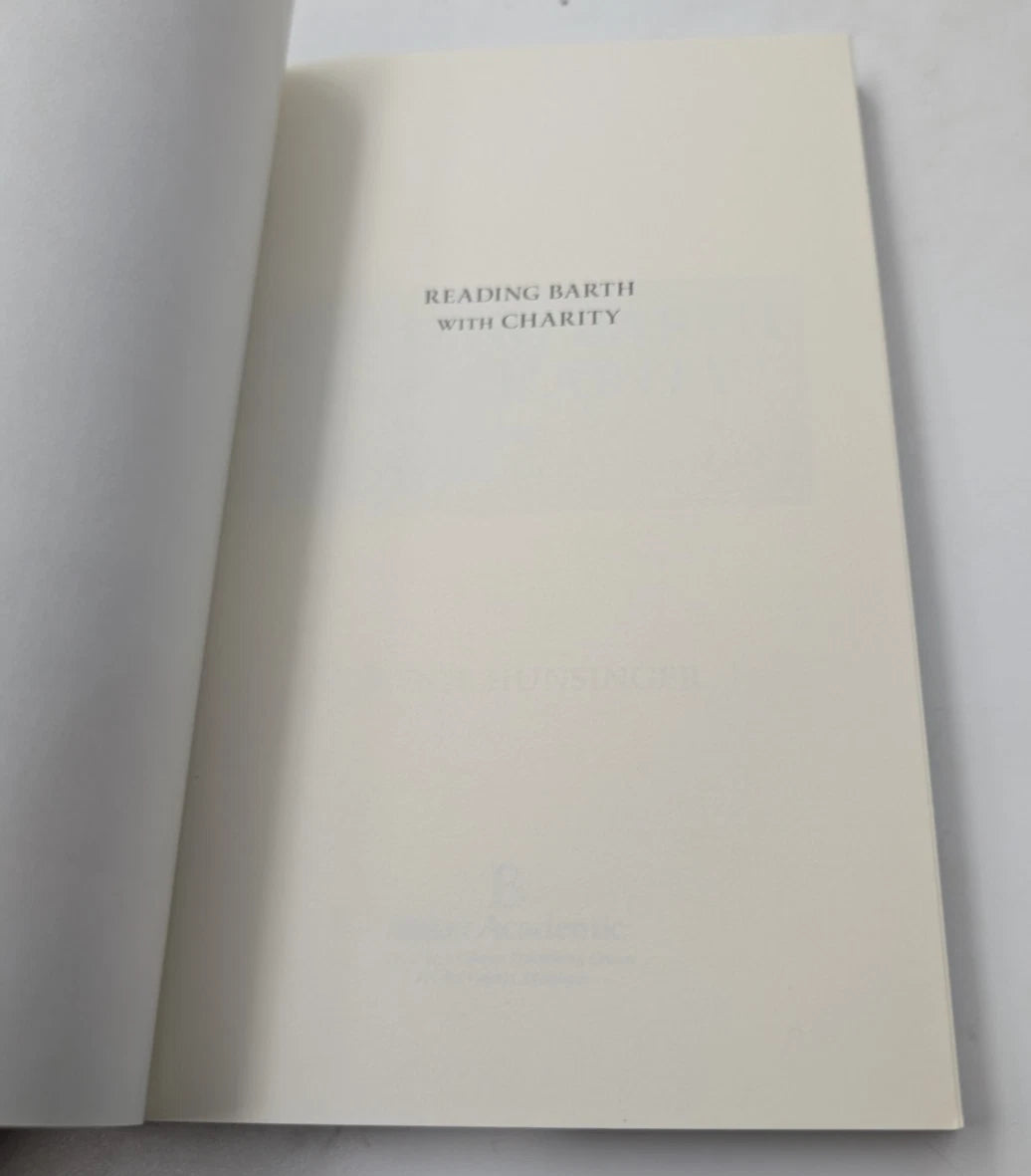 Reading Barth with Charity: A Hermeneutical Proposal actual copy photo 5