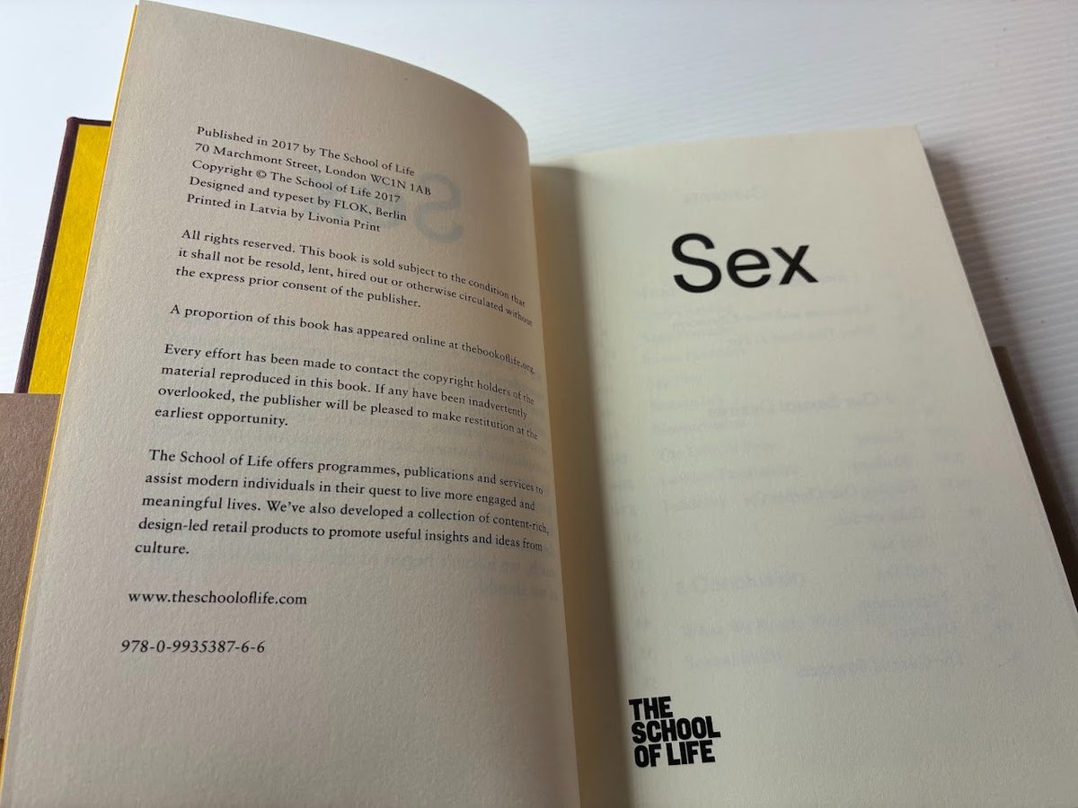 Sex : an Open Approach to Our Unspoken Desires by The School of Life - book detail 2