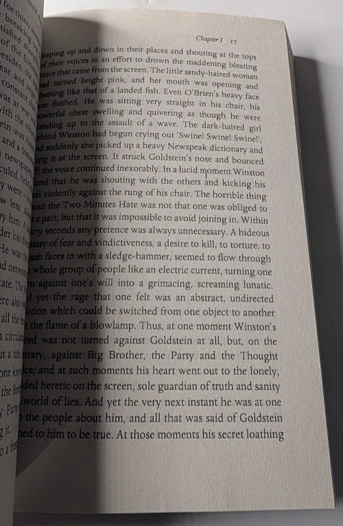 Nineteen Eighty Four (1984) by George Orwell  Dystopian Classic Fiction