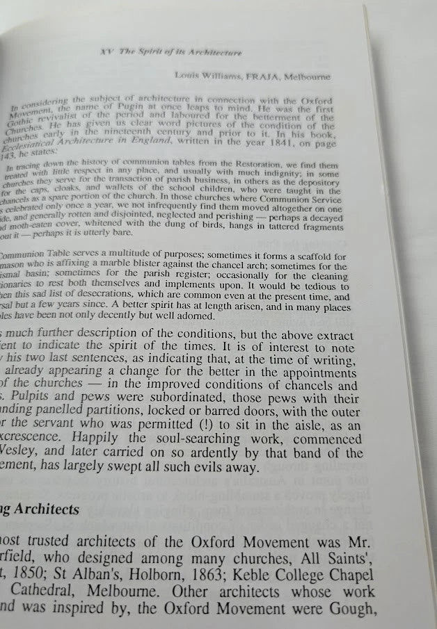 From Oxford to the Bush -  Catholic Anglicanism in Australia Centenary Essays. HC