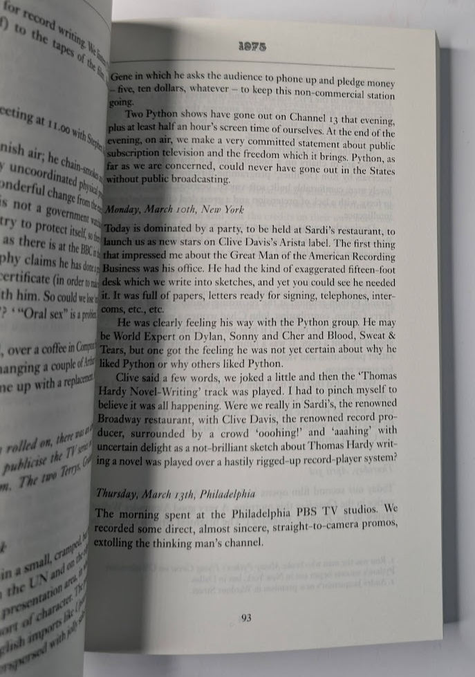 Monty Python at Work by Michael Palin - book detail 6