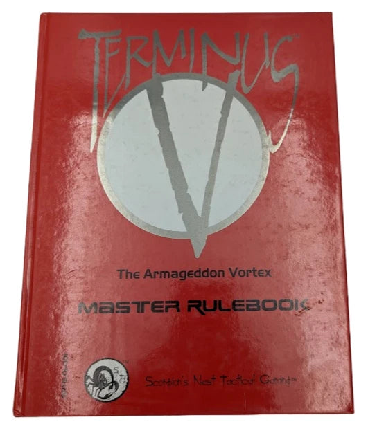 Terminus V Master Rulebook Armageddon Vortex Paul Hromulak HC 2000 RPG Gaming 1