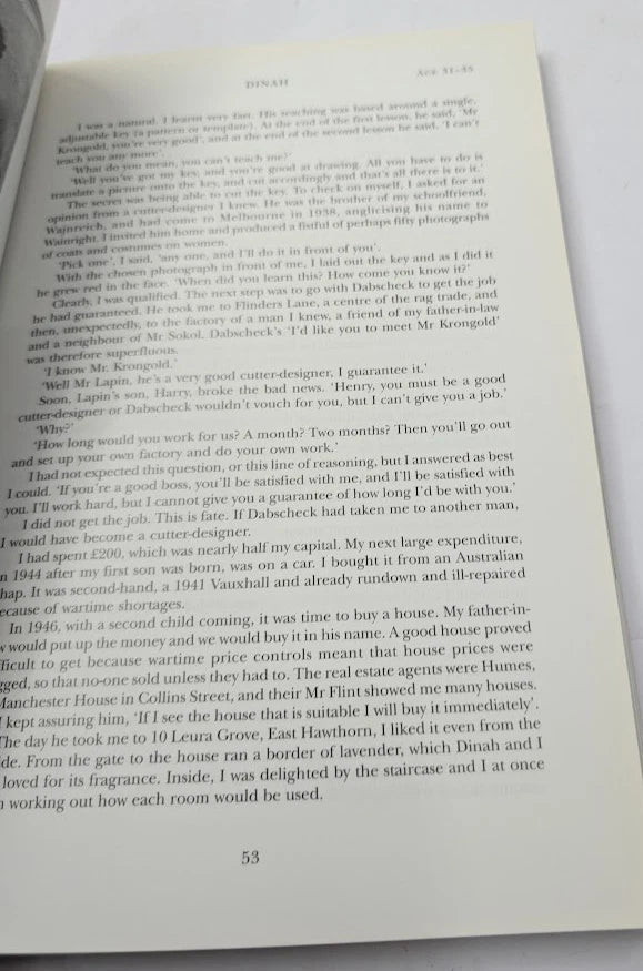 Henry Krongold: Memoirs, actual copy photograph 6