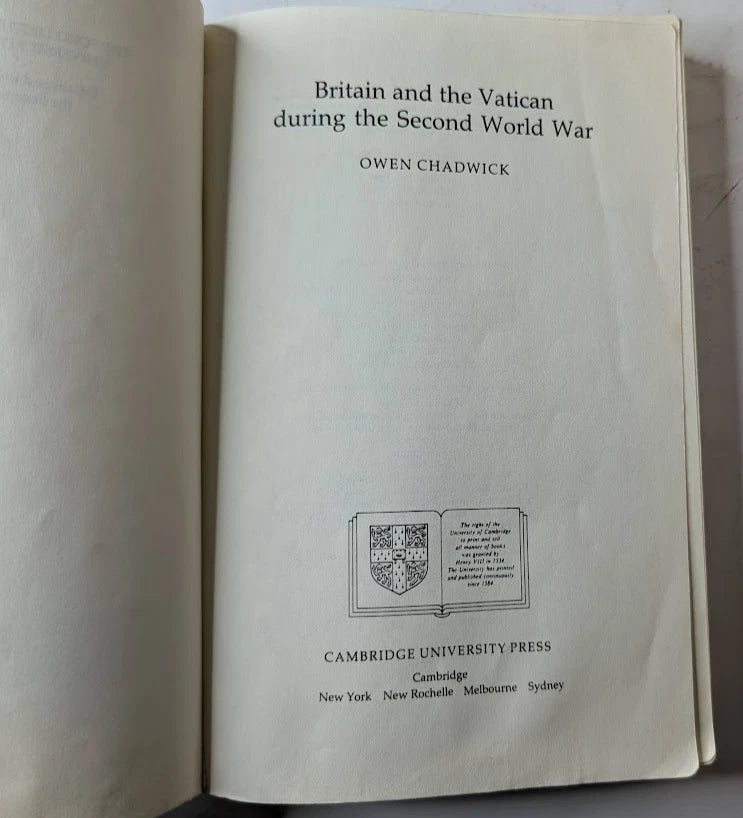Britain and the Vatican During the Second World War, copy photograph 4