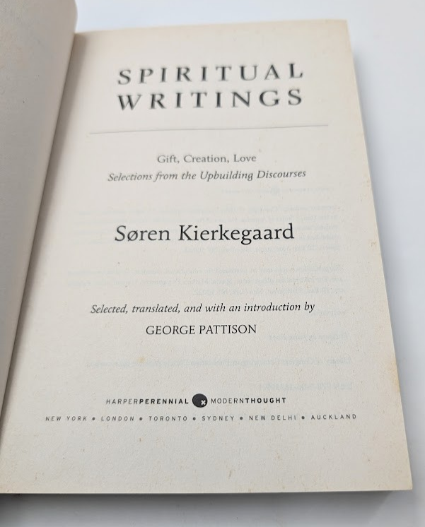 Spiritual Writings : a New Translation and Selection by George Pattison, Soren Kierkegaard - book detail 4
