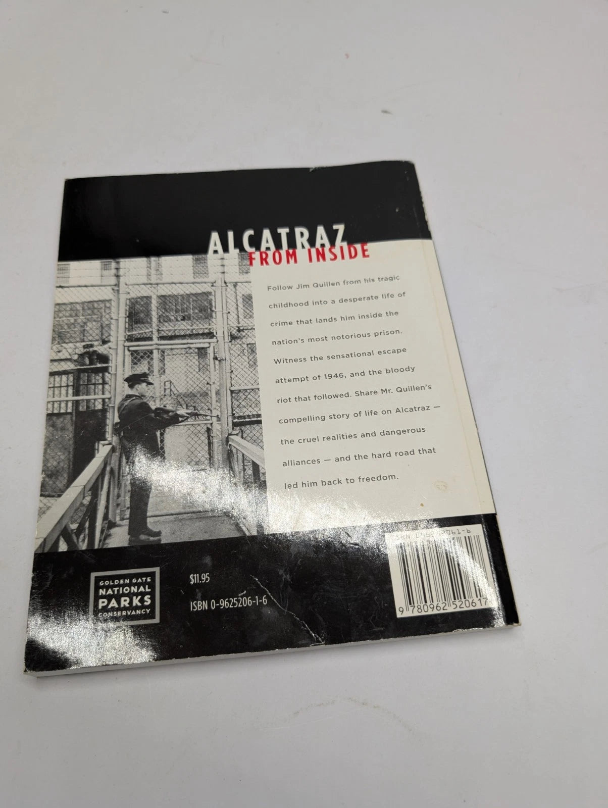 Alcatraz From the Inside by Jim Quillen Paperback 1990 Jail Prison