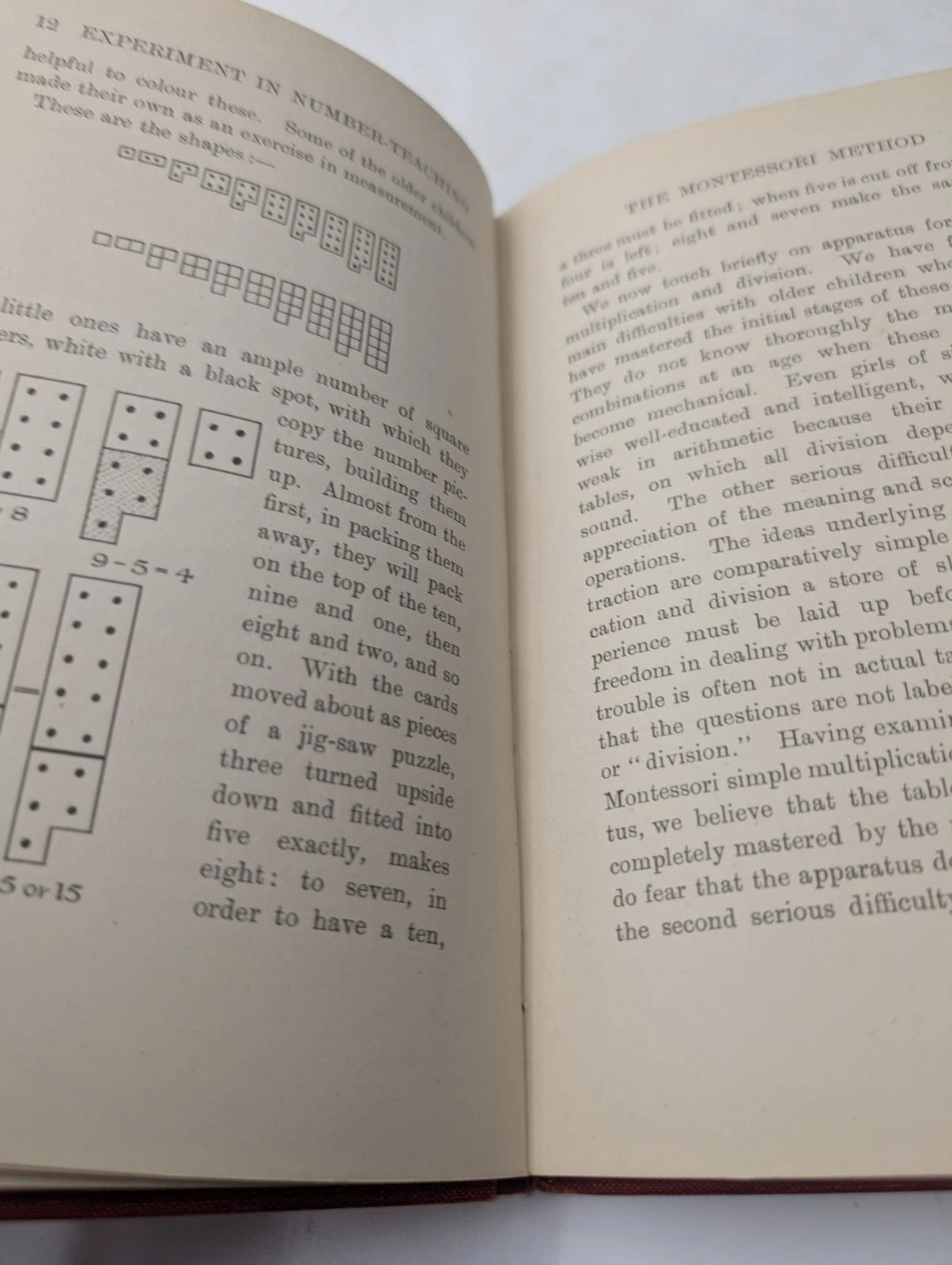 An Experiment in Number Teaching  1922 1st Edn by Jeannie B Thomson