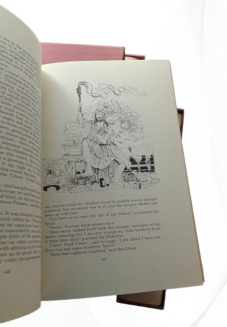 Charles Dickens Folio Society 6 Volume set with Charles Keeping art and all Slipcases