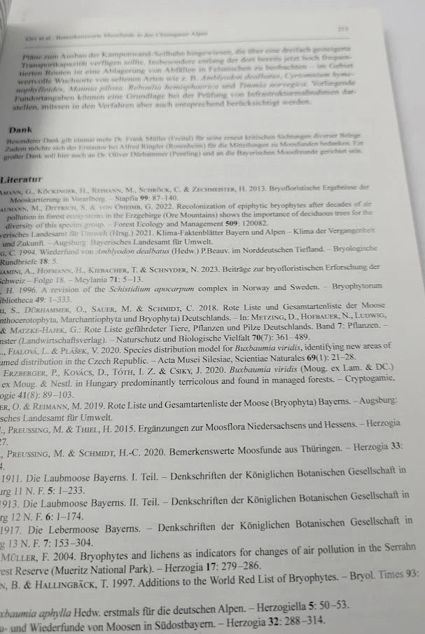 Herzogia, Vol. 37 No. 2 (December 2024), 2024 paperback, copy photograph 4