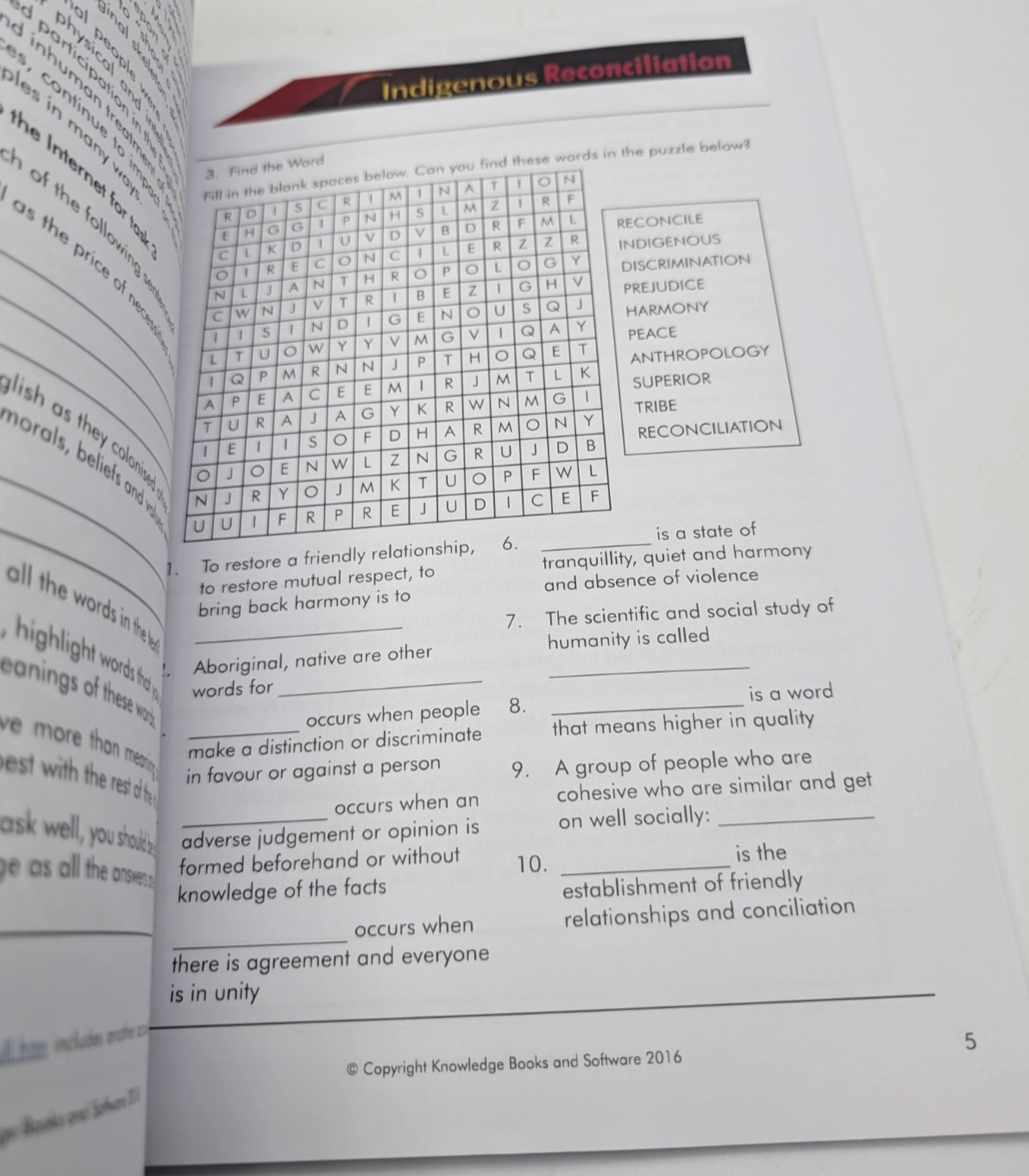 Indigenous Reconciliation by Margaret Watts - book detail 3
