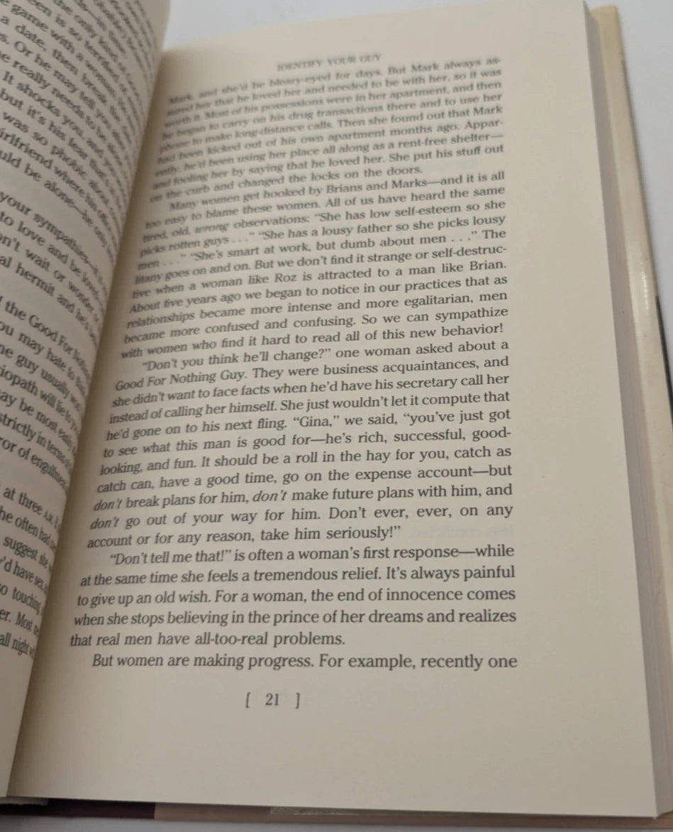 Cold Feet: Why Men Don't Commit by Sonya Rhodes & Marlin S. Potash, copy photograph 4