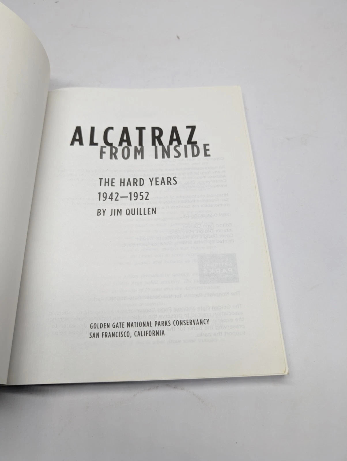 Alcatraz From the Inside by Jim Quillen Paperback 1990 Jail Prison