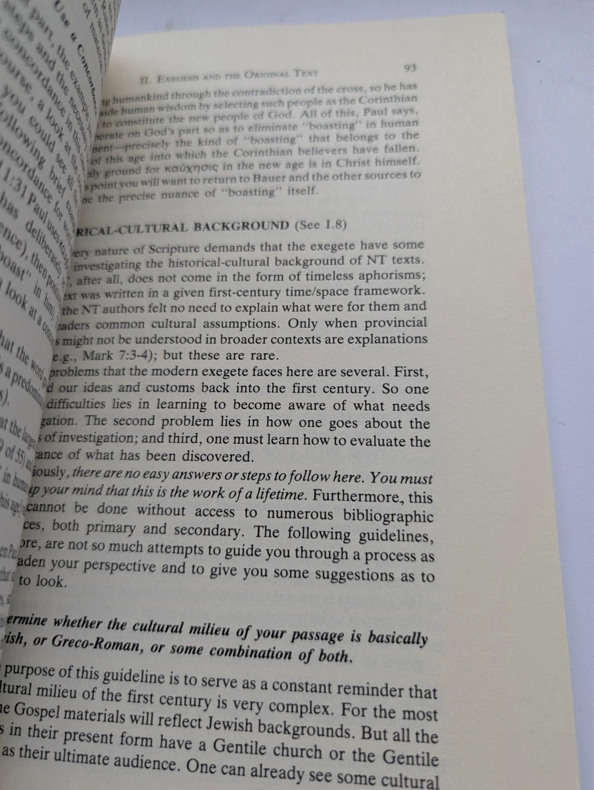 New Testament Exegesis: A Handbook for Students and Pastors Paperback 1983