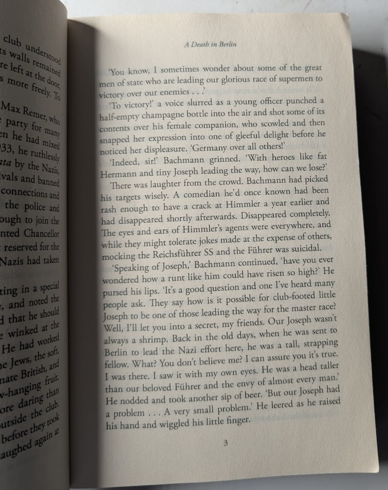 A Death in Berlin by Simon Scarrow - book detail 4