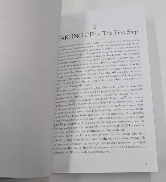 One Step at a Time -  by Robyn Claydon Christian Living SIGNED