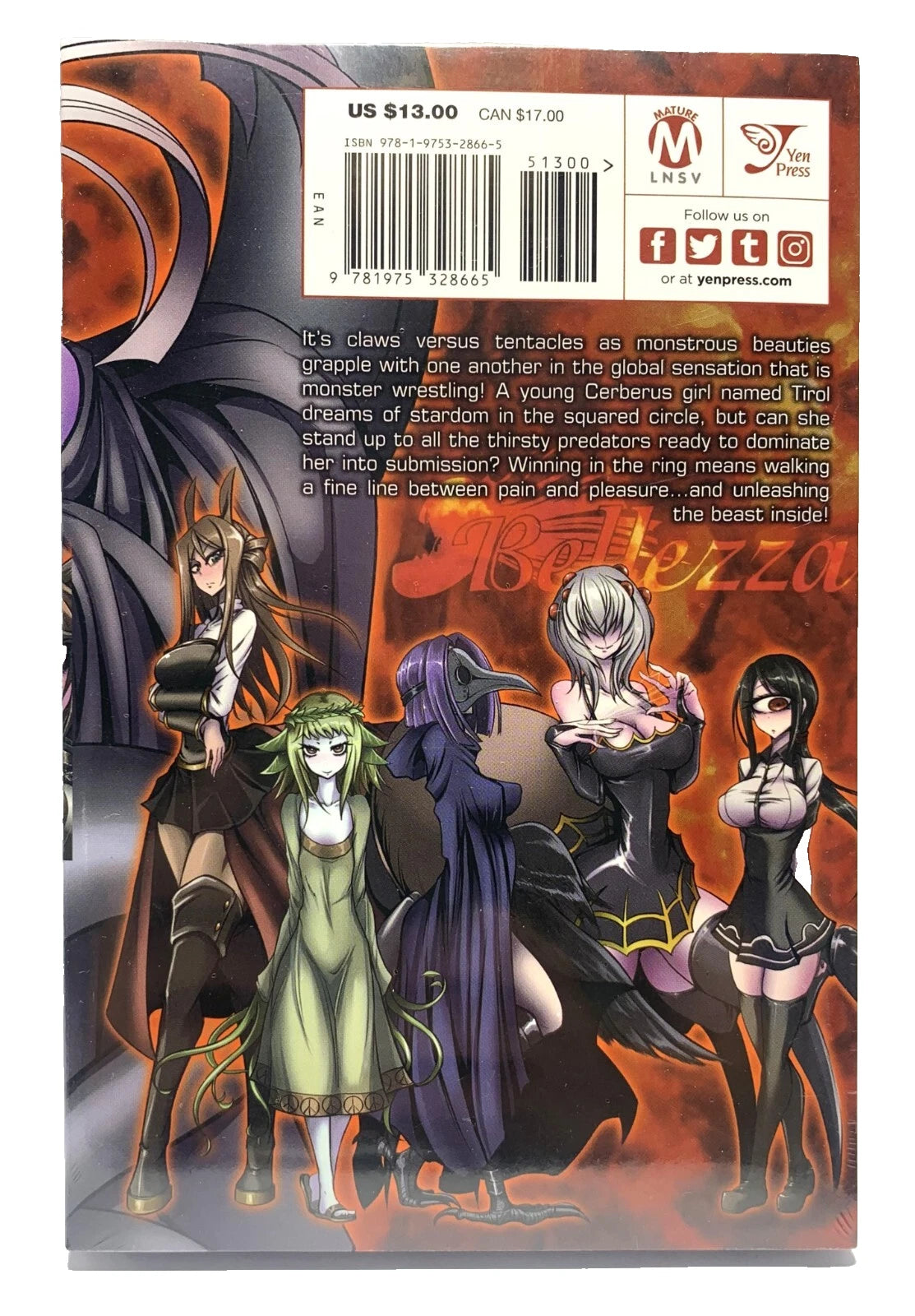 Monster Wrestling Interspecies Combat Girls Vol 1 by Ganmarei (English) manga