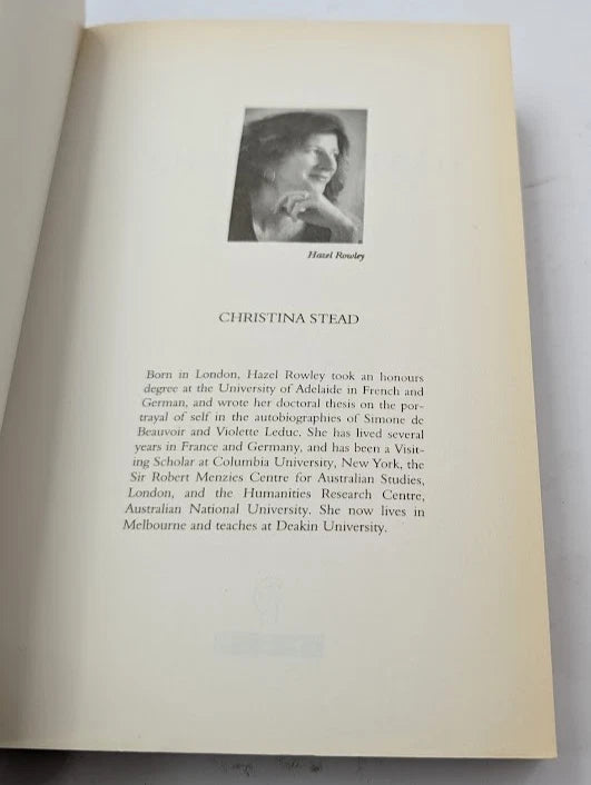 Christina Stead: A Biography, copy photograph 4